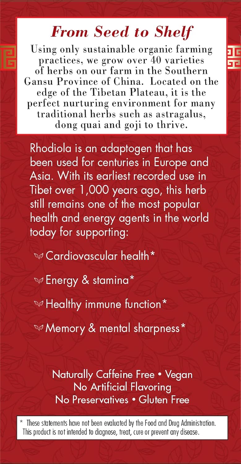 Bravo Teas Rhodiola Herbal Tea - Caffeine Free - Image 3